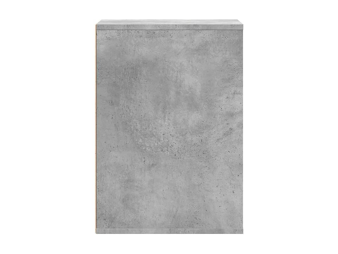 Commode d'angle gris béton 40x41x58 bois d'ingénierie