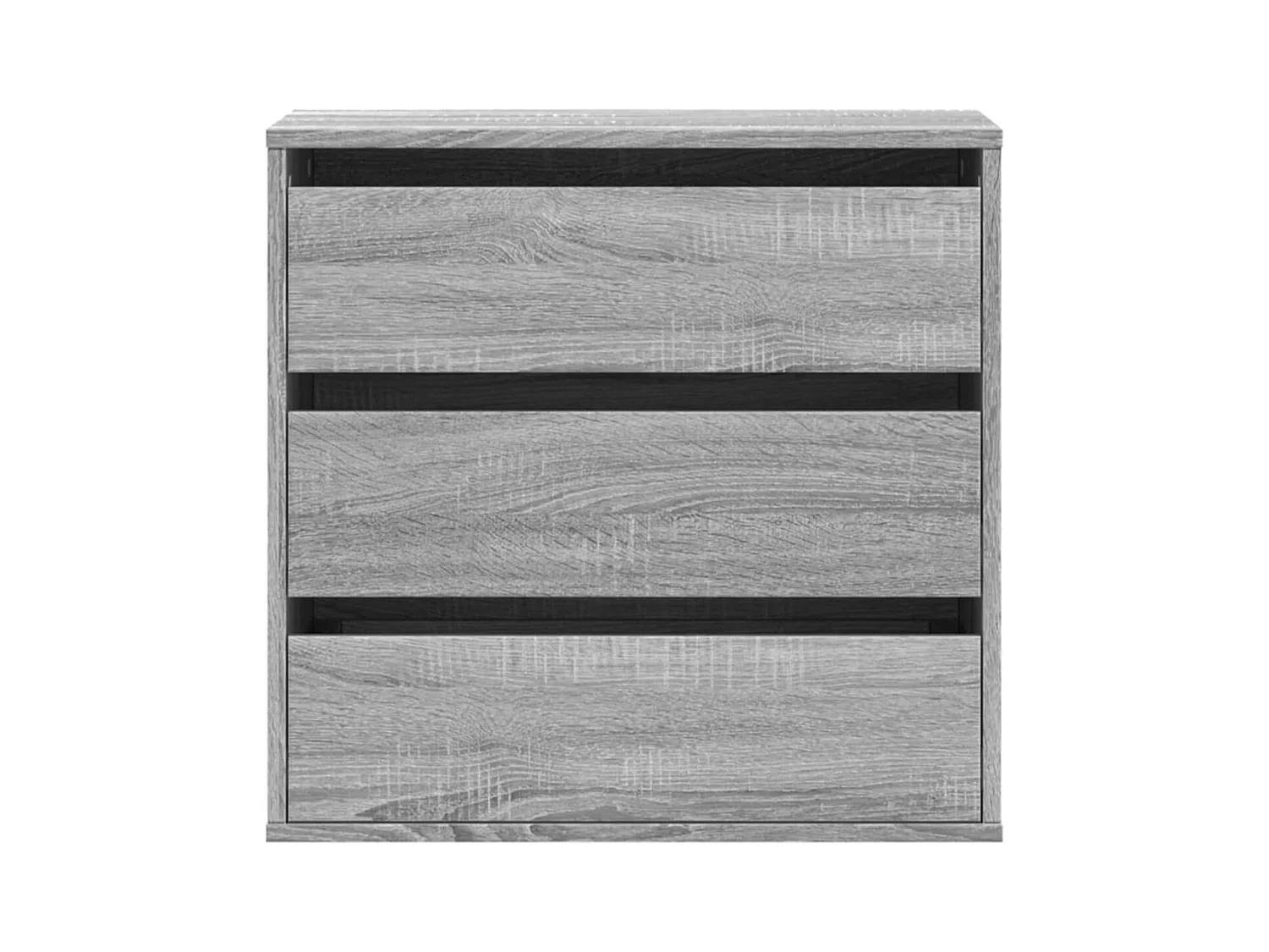 Petite commode 3 tiroirs Basko 60cm - Fonctionnelle pour petit espace-Couleur Blanc