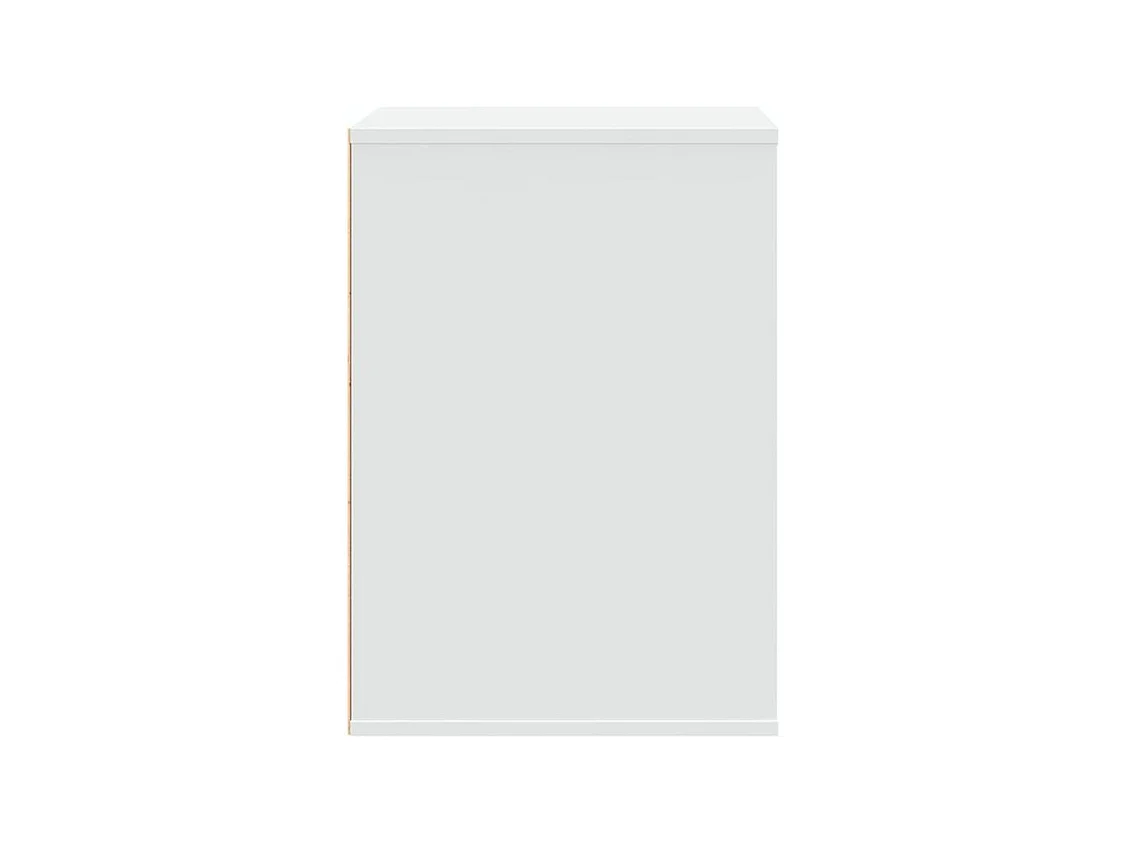 Petite commode 3 tiroirs Basko 60cm - Fonctionnelle pour petit espace-Couleur Blanc