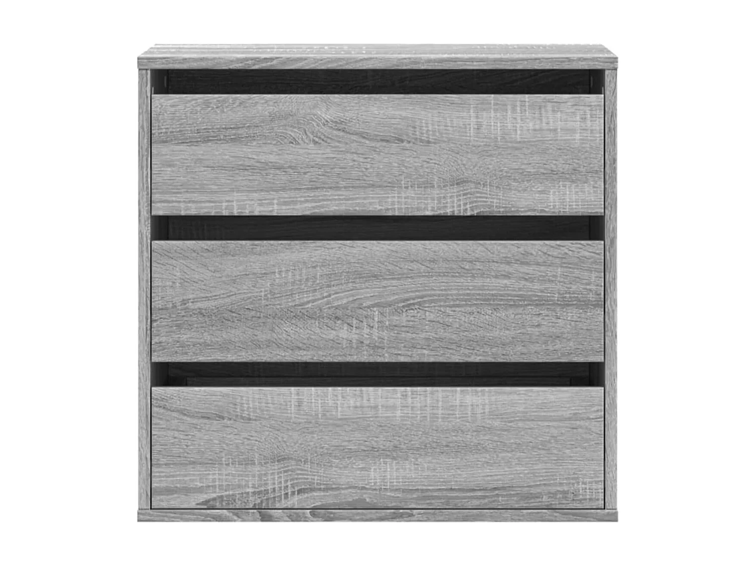 Petite commode 3 tiroirs Basko 60cm - Fonctionnelle pour petit espace-Couleur Blanc