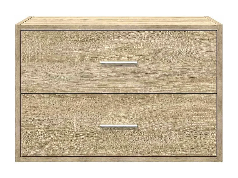 Armoire avec 2 tiroirs chêne sonoma 60x31x40 bois ingénierie