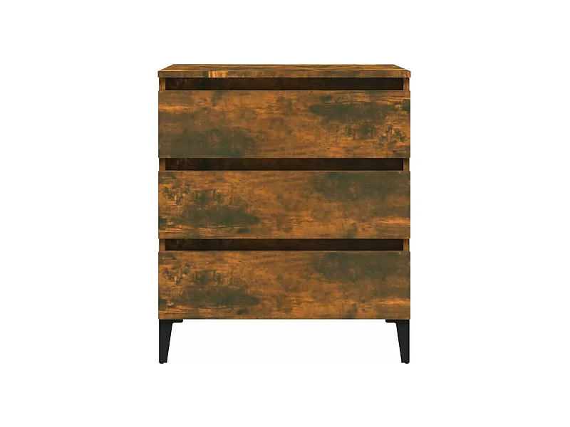 Buffet Chêne fumé 60x35x69 Bois d'ingénierie