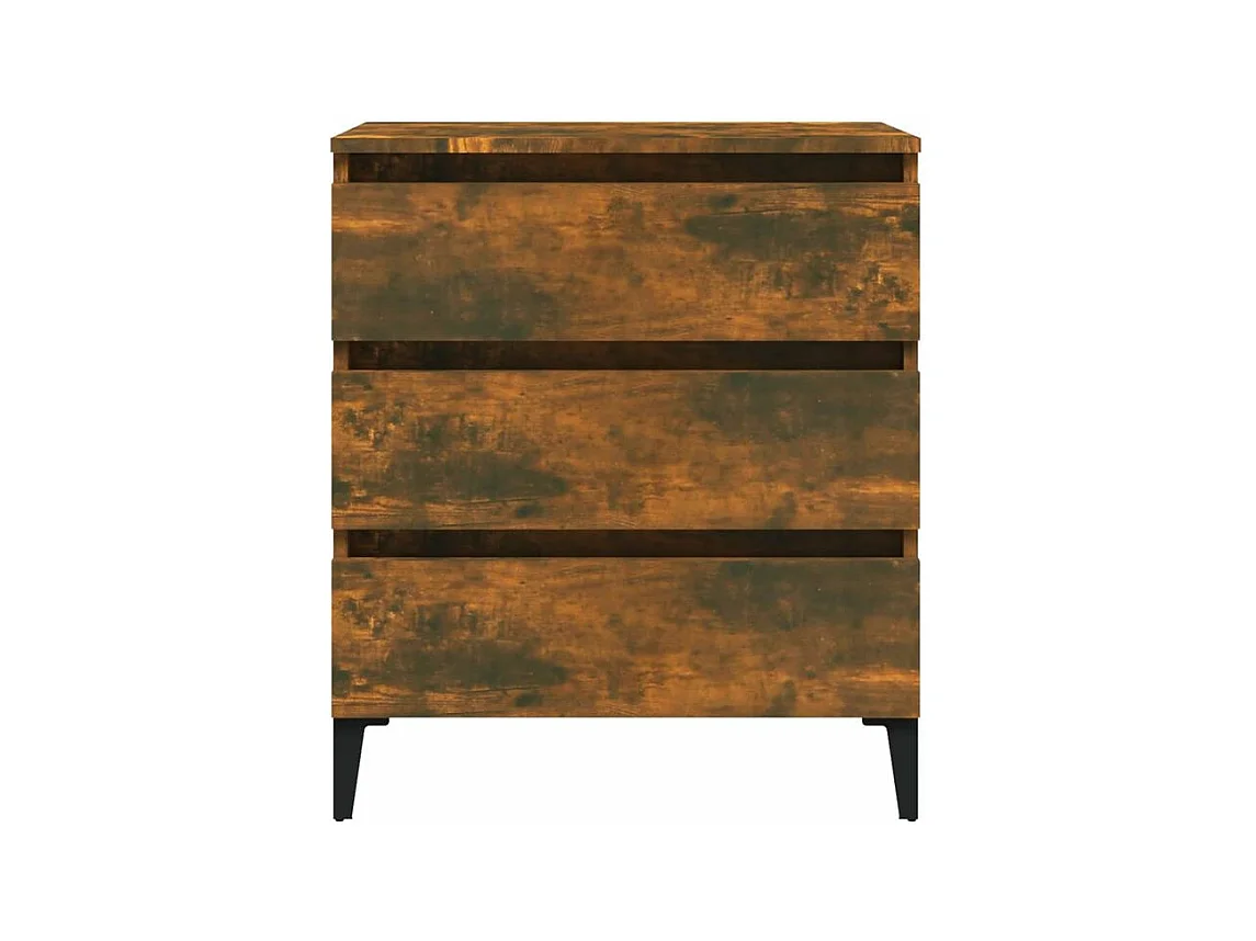 Buffet Chêne fumé 60x35x69 Bois d'ingénierie