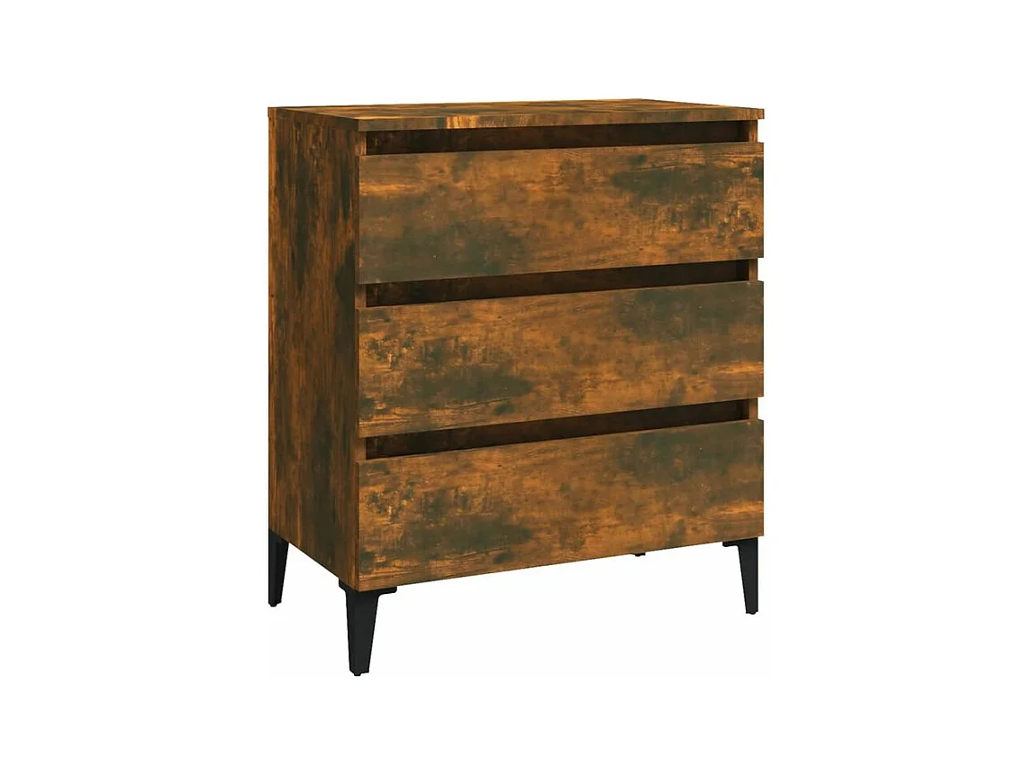 Buffet Chêne fumé 60x35x69 Bois d'ingénierie