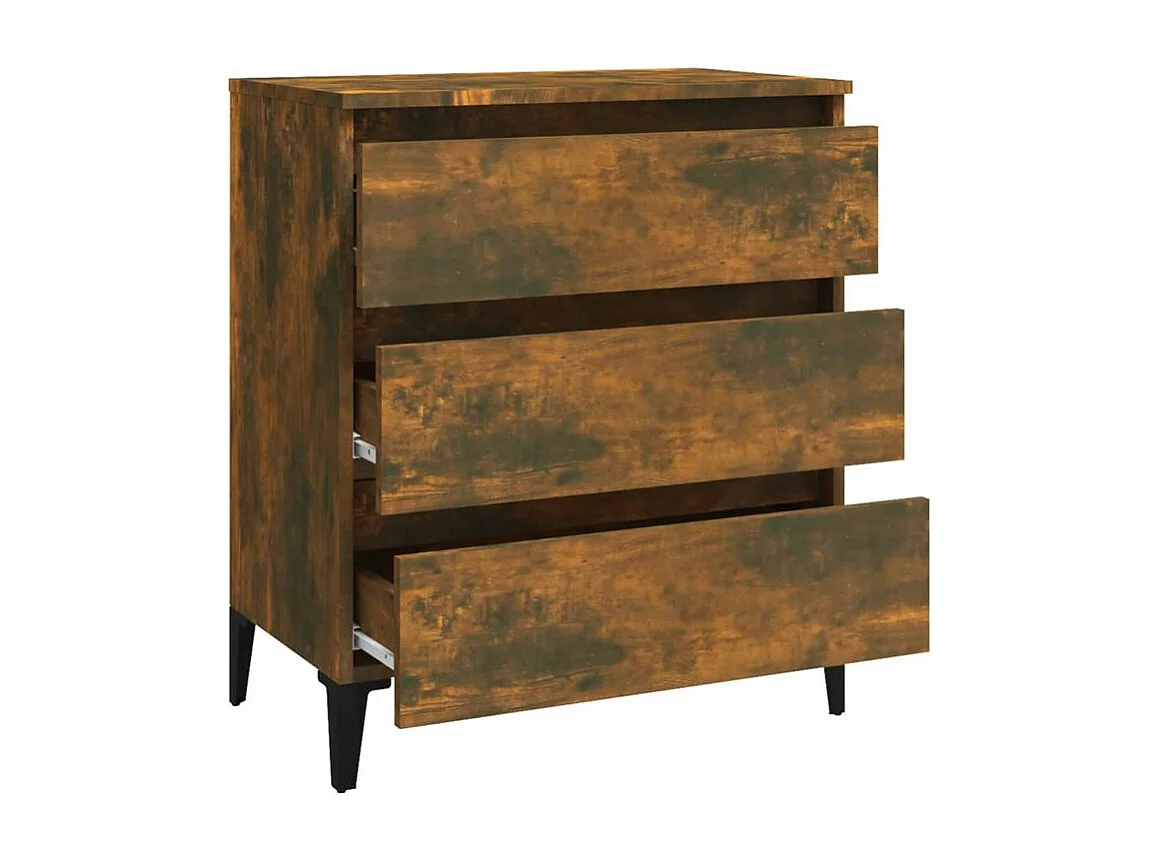 Buffet Chêne fumé 60x35x69 Bois d'ingénierie