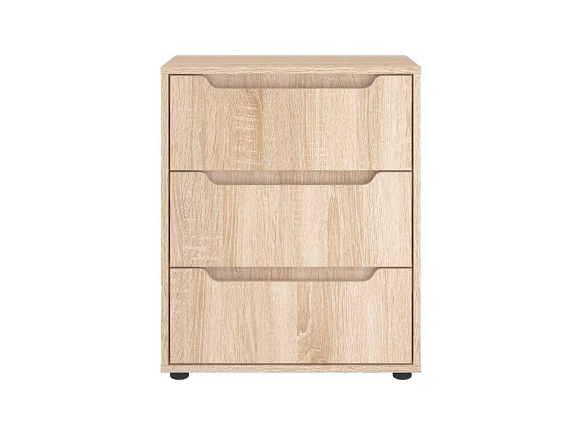 Buffet VISNES chêne sonoma 60x40x73 bois d'ingénierie