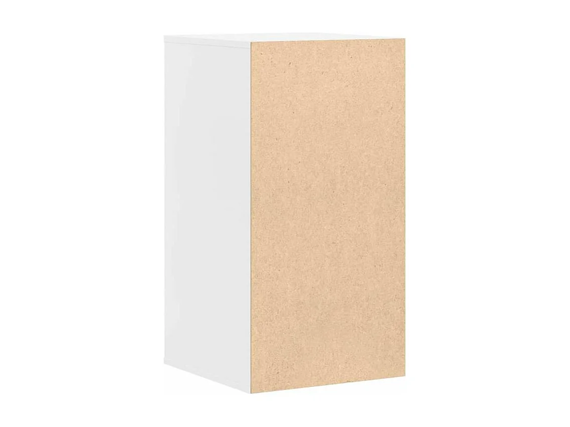 Commode d'angle blanc 40x41x76 bois d'ingénierie