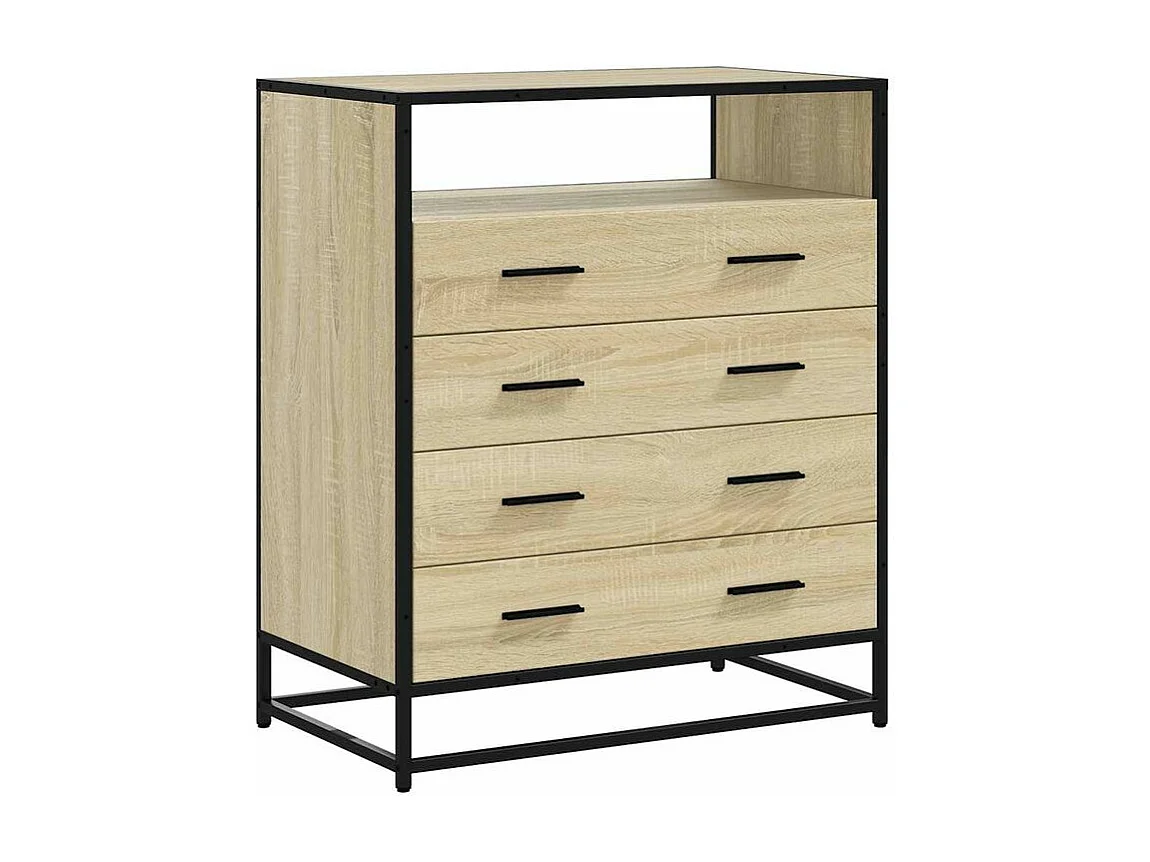 Commode chêne sonoma 70x41x70 bois d'ingénierie