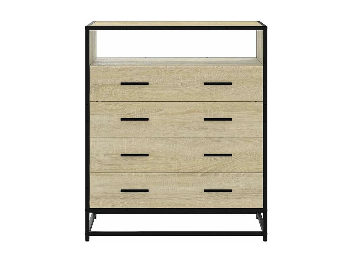 Commode chêne sonoma 70x41x70 bois d'ingénierie