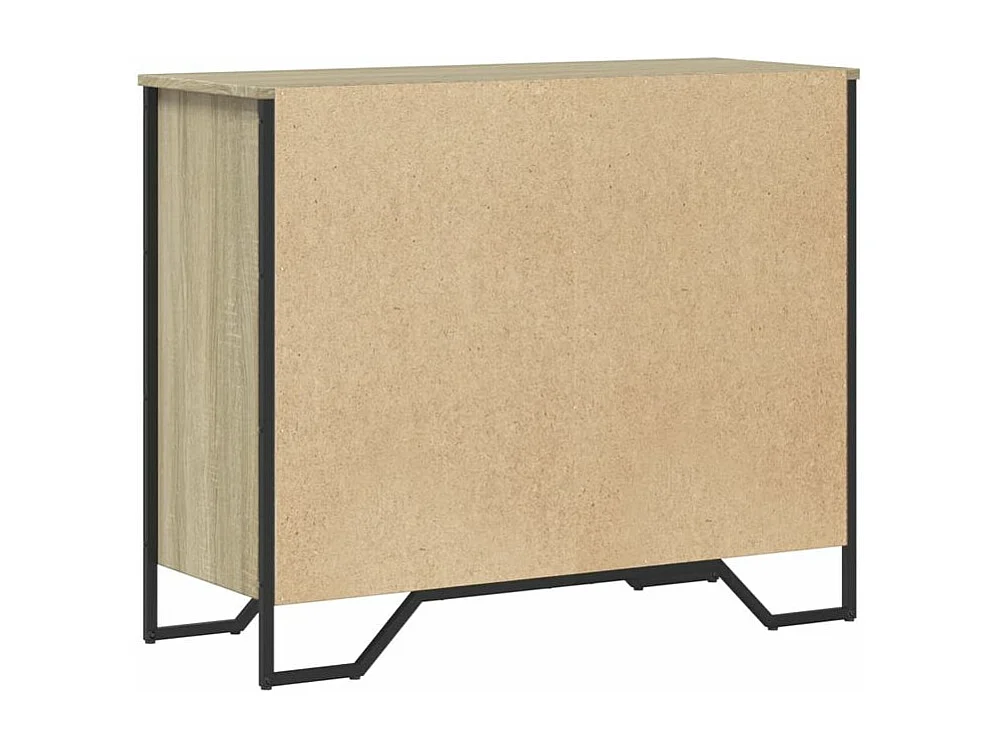 Commode chêne sonoma 91x35,5x74,5 bois d'ingénierie