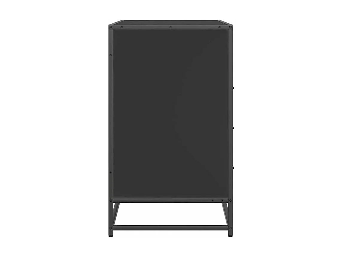 Commode noir 70x41x70 bois d'ingénierie