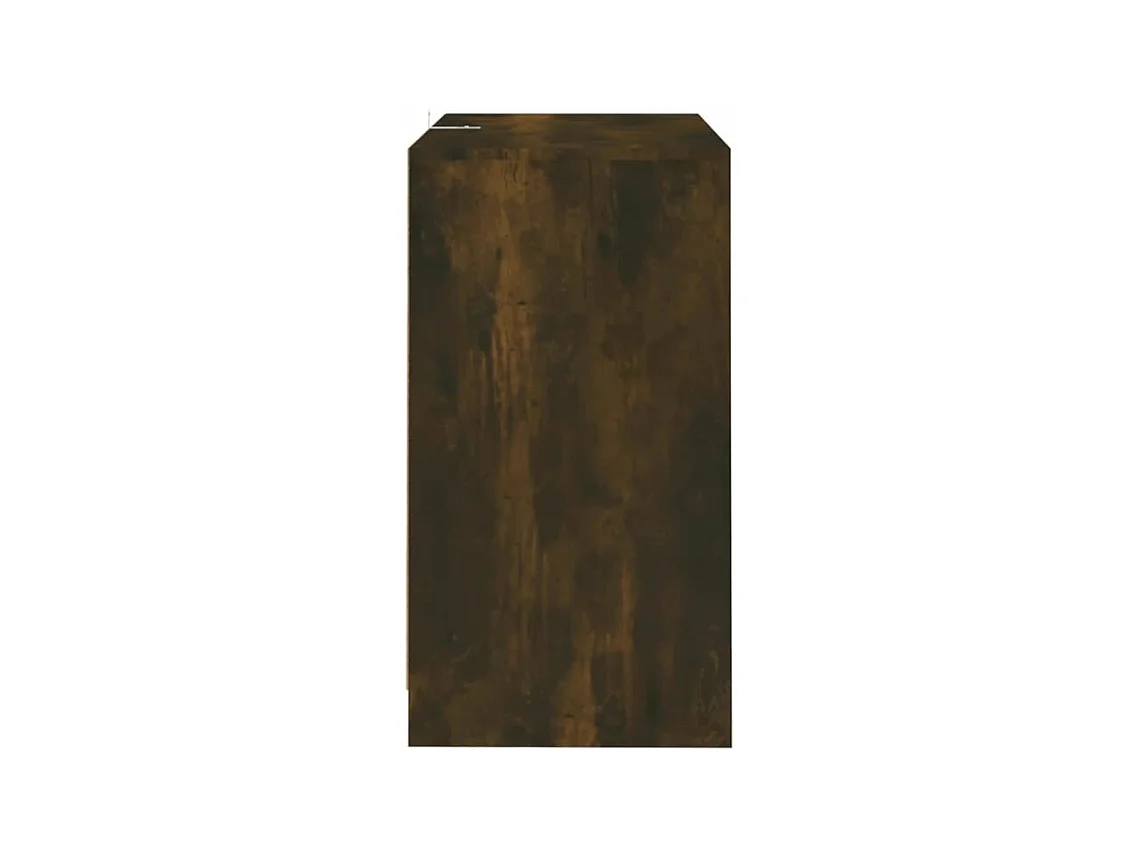 Commode 3 tiroirs en bois Klary 70cm - intemporelle et fonctionnelle-Couleur Marron fumé