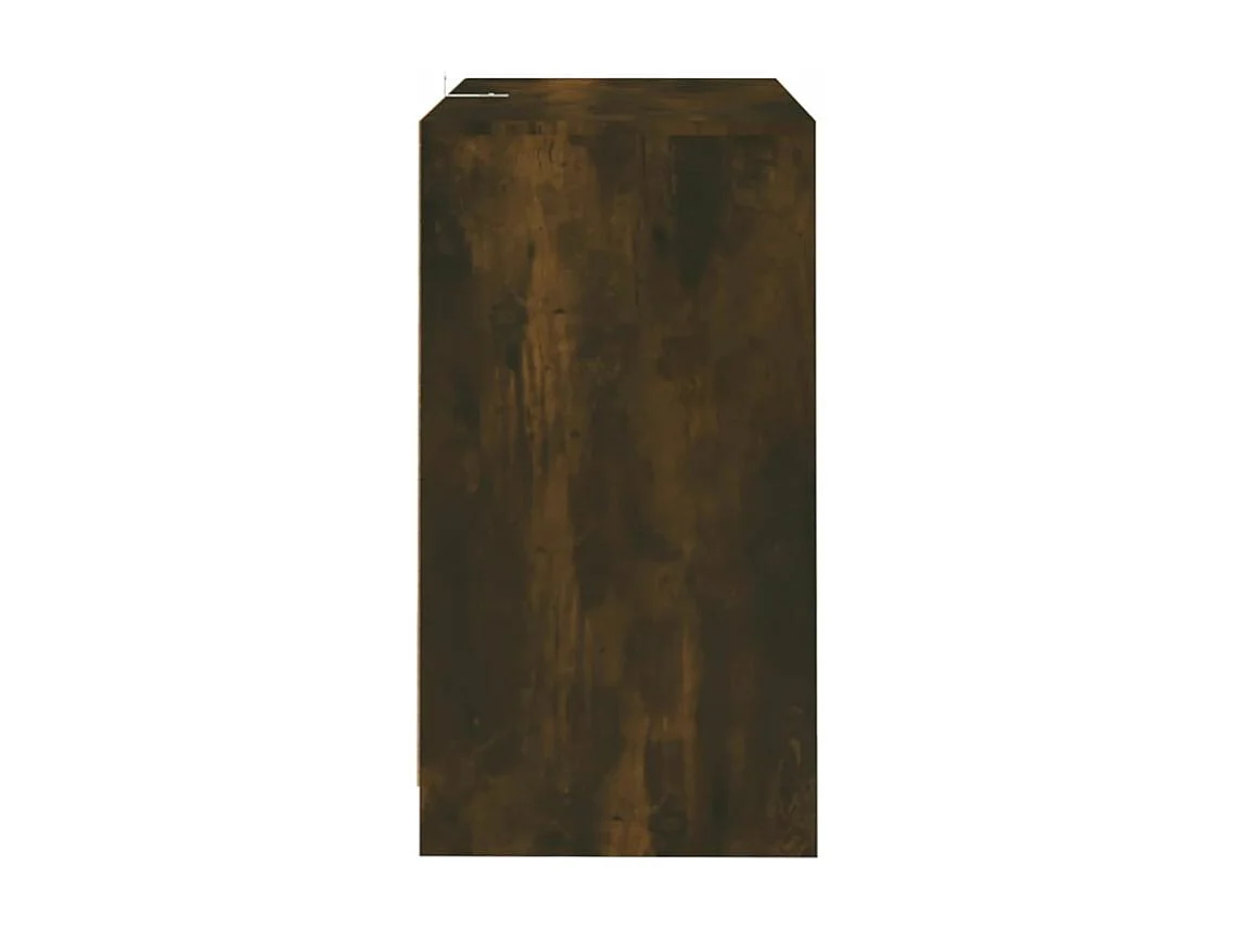 Commode 3 tiroirs en bois Klary 70cm - intemporelle et fonctionnelle-Couleur Marron fumé