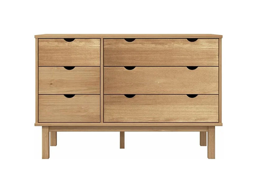 Commode 111x43x73,5 bois de pin massif