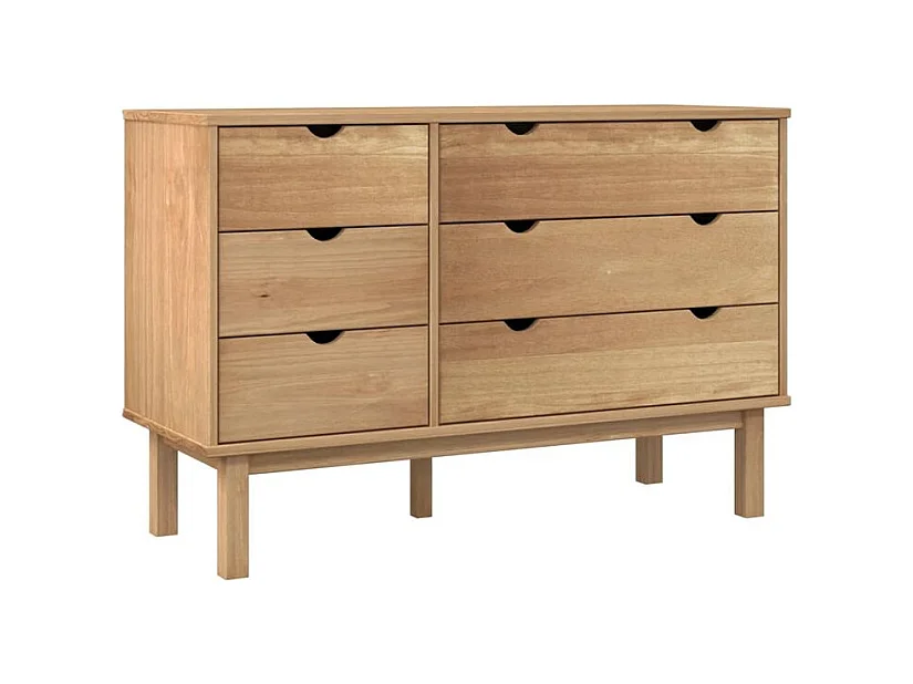 Commode 111x43x73,5 bois de pin massif