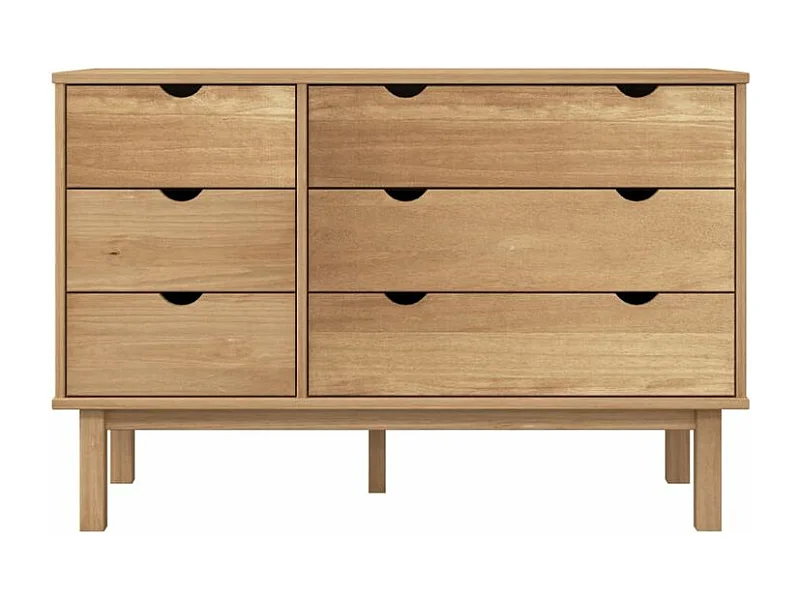 Commode 111x43x73,5 bois de pin massif