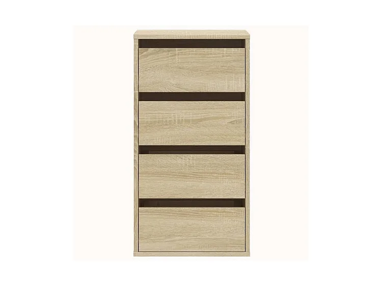 Commode d'angle chêne sonoma 40x41x76 bois d'ingénierie