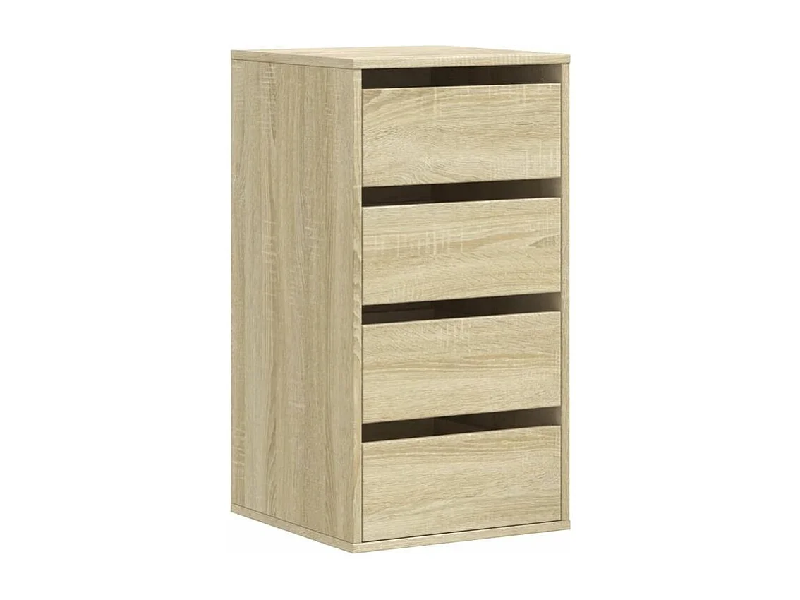 Commode d'angle chêne sonoma 40x41x76 bois d'ingénierie