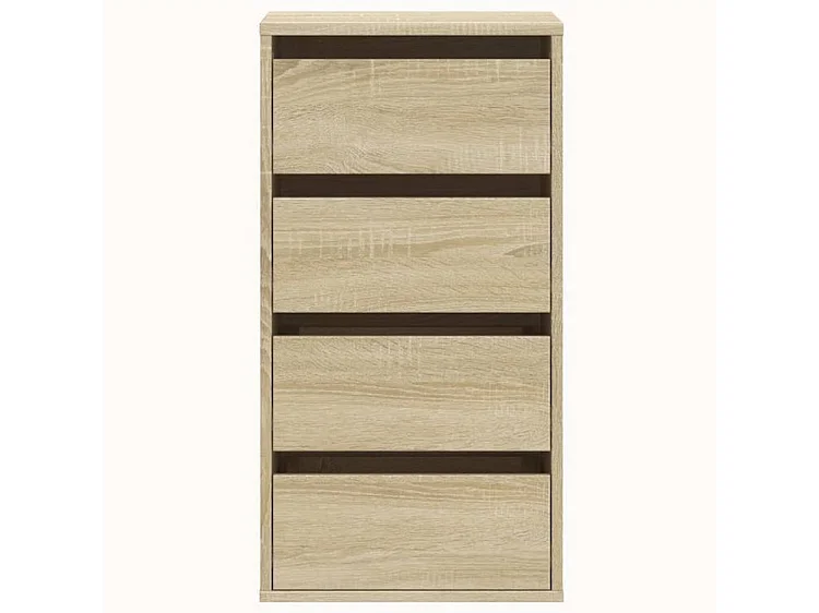 Commode d'angle chêne sonoma 40x41x76 bois d'ingénierie