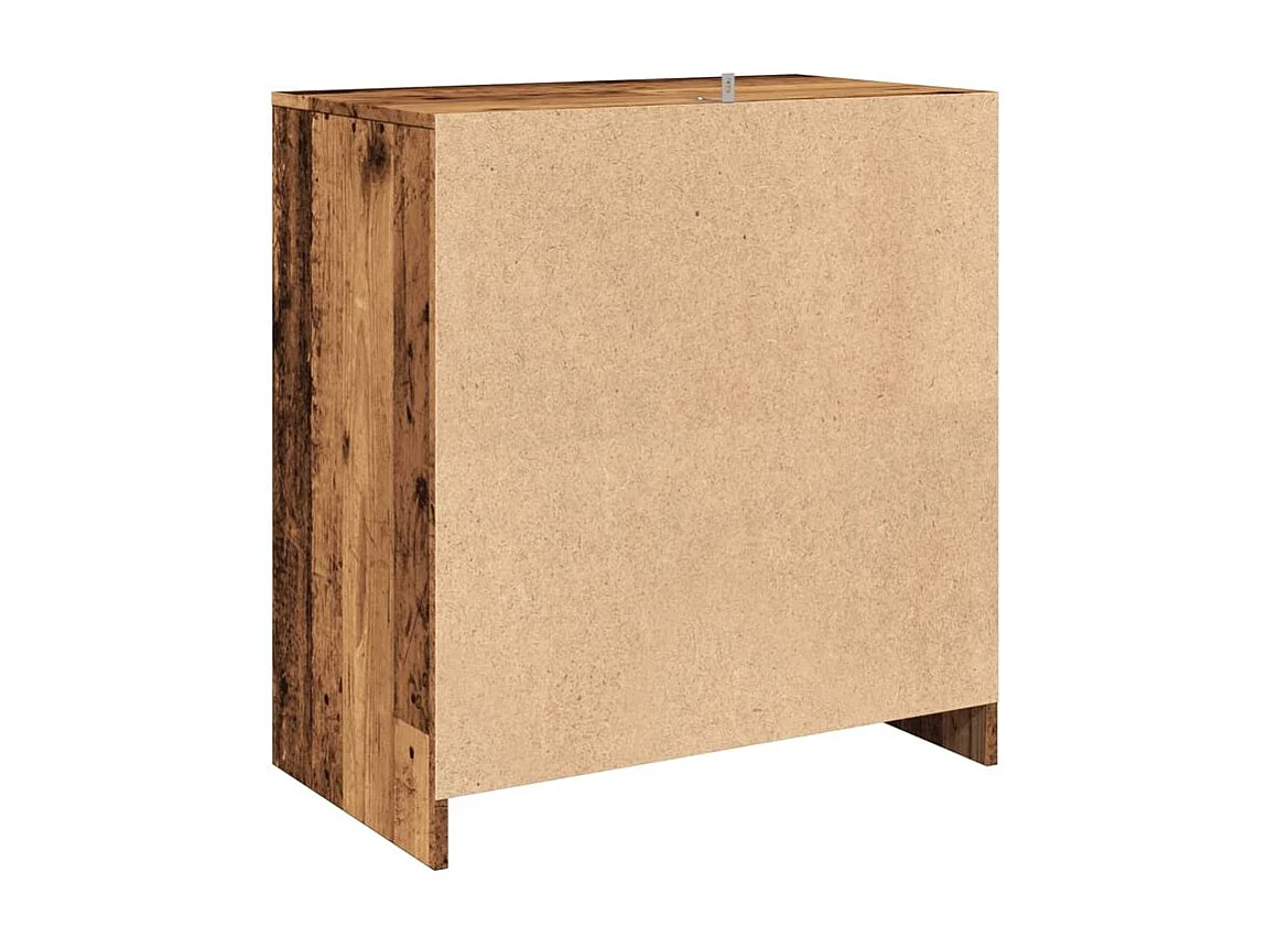 Commode 3 tiroirs en bois Klary 70cm - intemporelle et fonctionnelle-Couleur Marron noisette