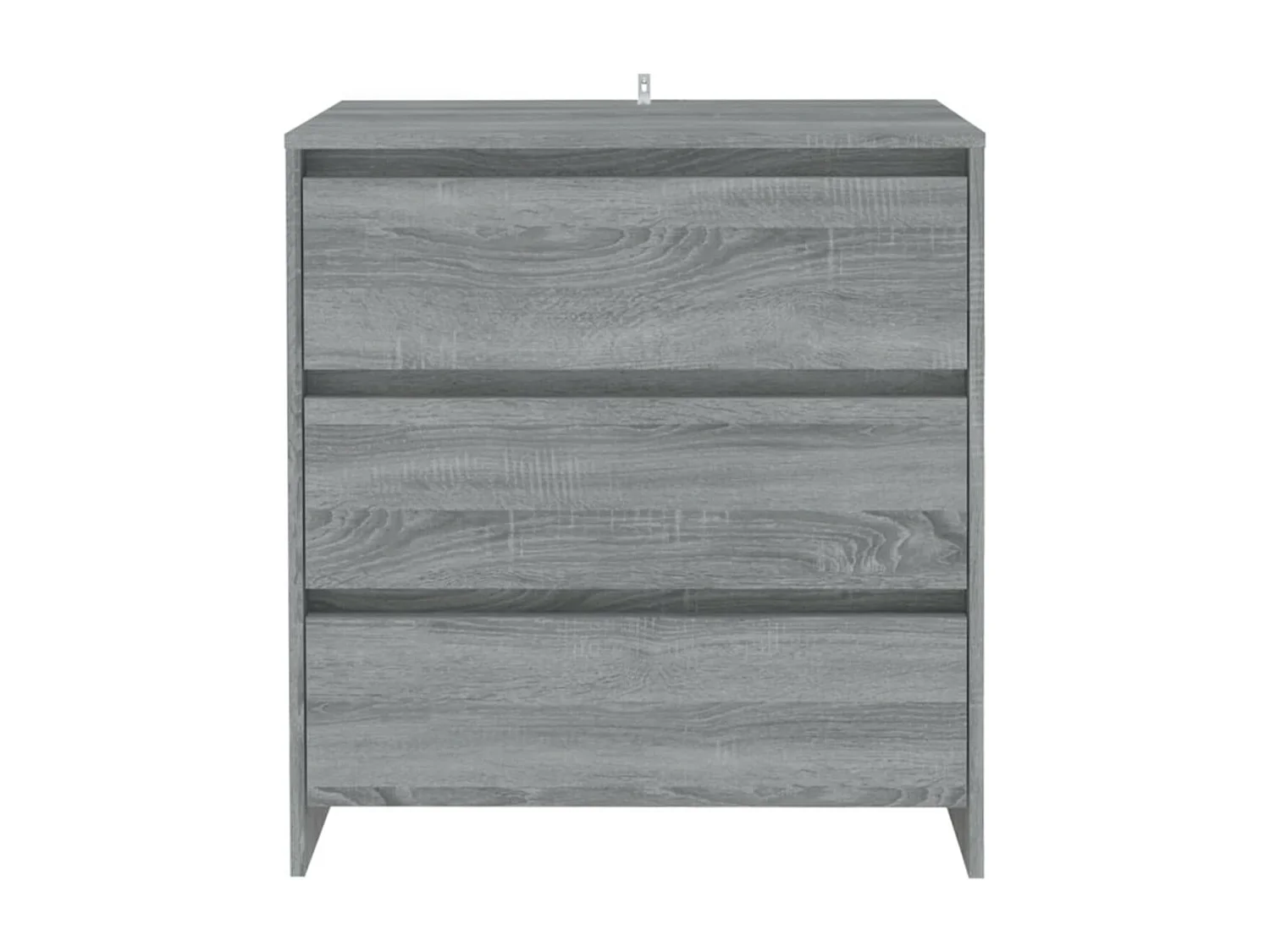 Commode 3 tiroirs en bois Klary 70cm - intemporelle et fonctionnelle-Couleur Marron noisette