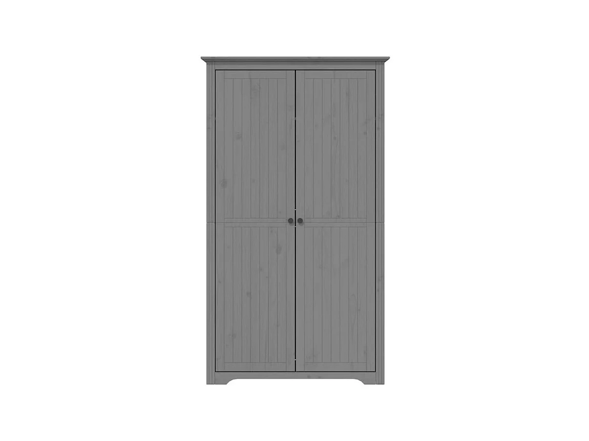 Garde-robe BODO gris 99x53,5x173 bois massif de pin