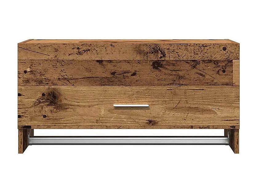 Garde-robe vieux bois 70x32,5x35 bois d'ingénierie