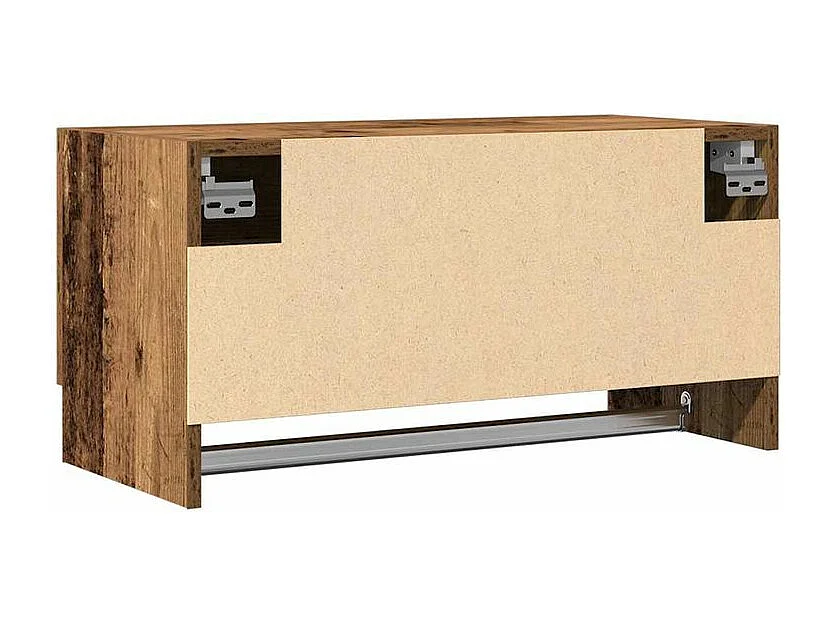 Garde-robe vieux bois 70x32,5x35 bois d'ingénierie