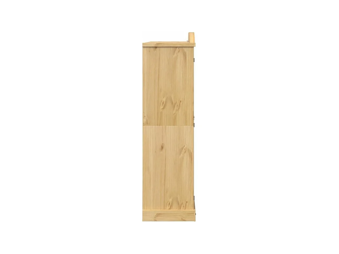 Garde-robe Corona 151,5x52x186 bois de pin massif