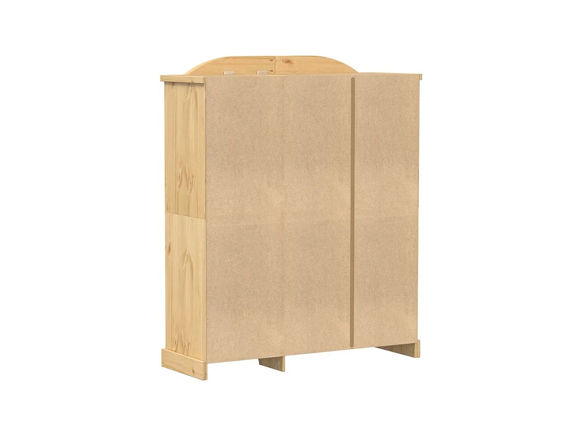 Garde-robe Corona 151,5x52x186 bois de pin massif