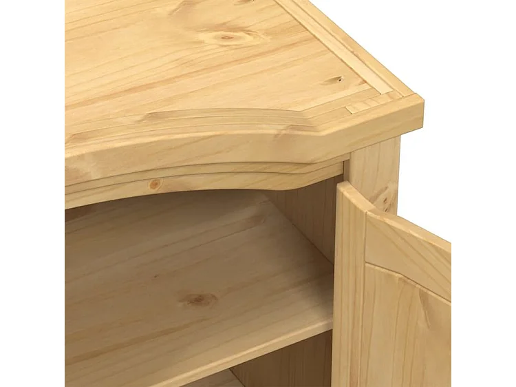 Garde-robe Corona 151,5x52x186 bois de pin massif