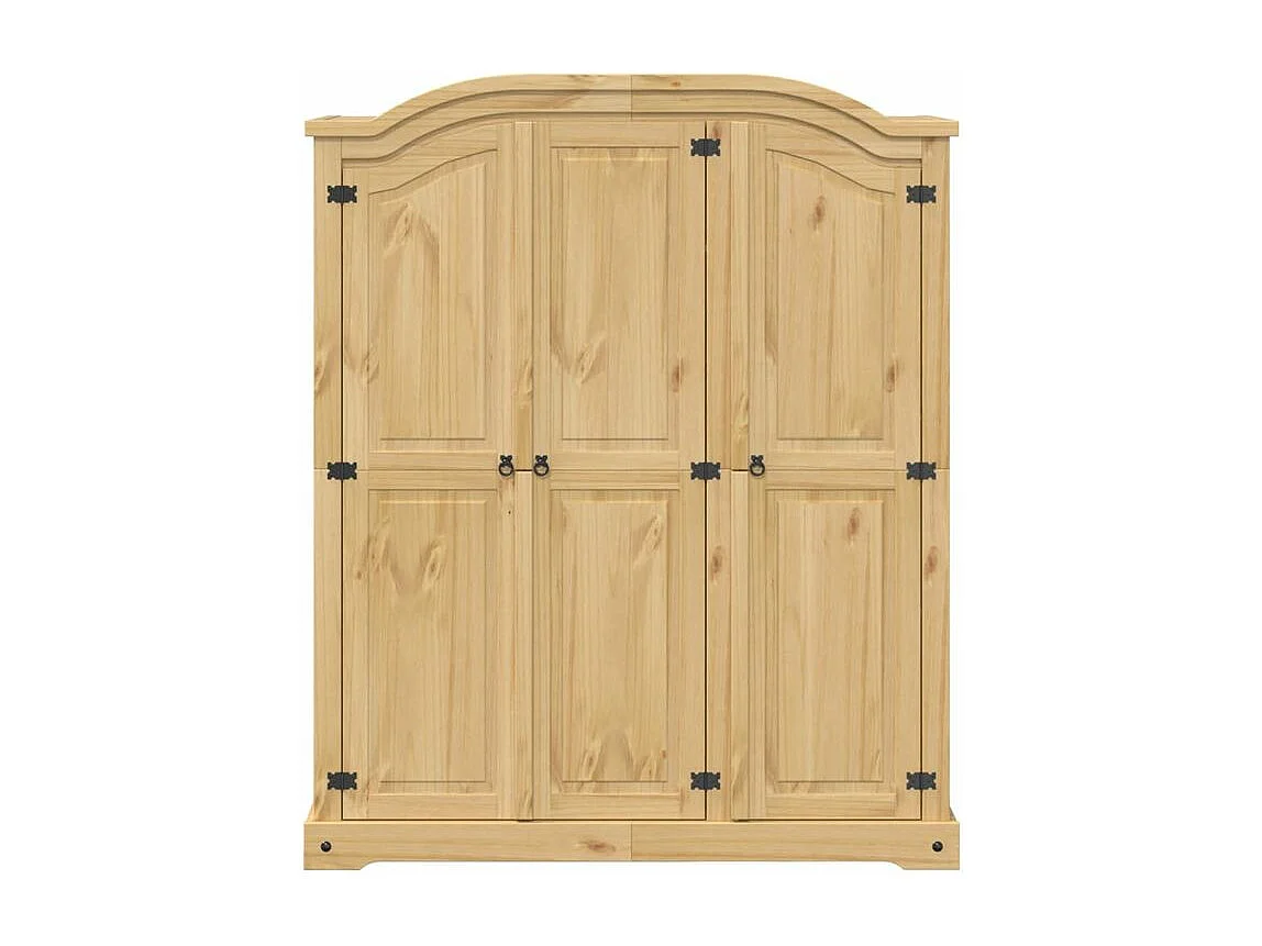 Garde-robe Corona 151,5x52x186 bois de pin massif