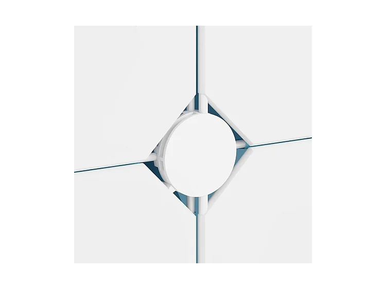 Armoire de rangement pour enfants avec 12 cubes Vert PP