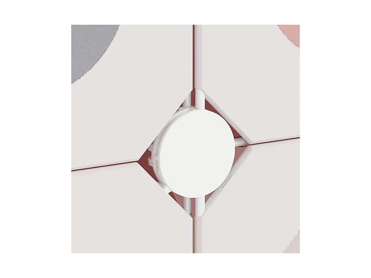 Armoire de rangement pour enfants avec 6 cubes Rose PP