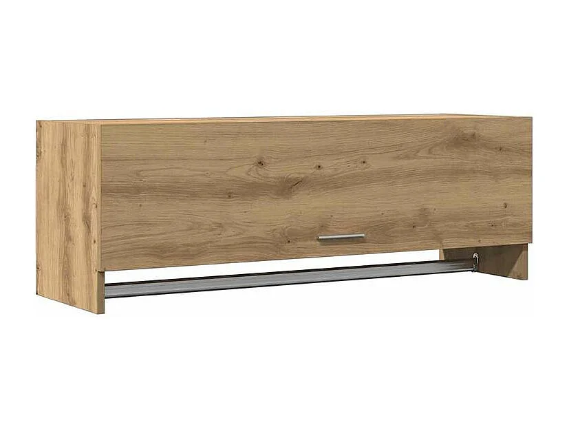 Garde-robe chêne artisanal 100x32,5x35 bois d'ingénierie