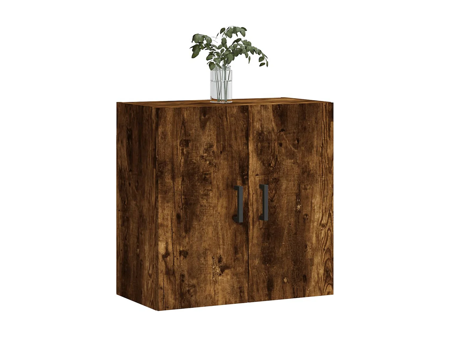 Armoire murale chêne fumé 60x31x60 bois d'ingénierie