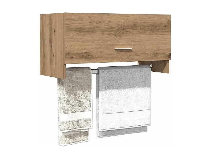 Armoire en chêne artisanal 70x32,5x35 bois d'ingénierie