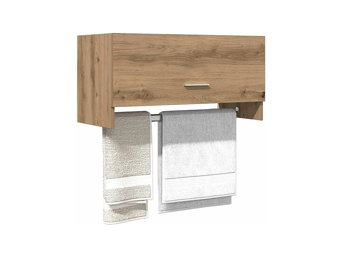 Armoire en chêne artisanal 70x32,5x35 bois d'ingénierie