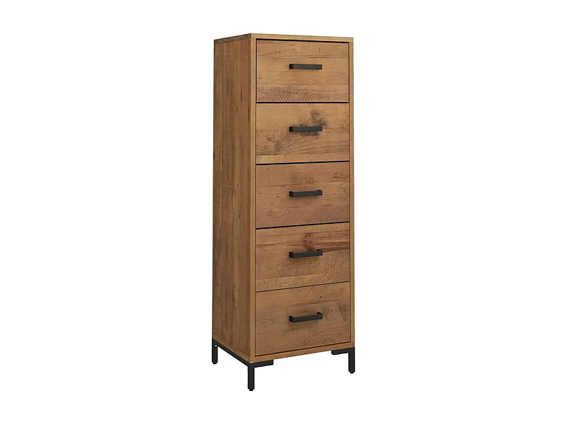 Chiffonnier 42x35x110 Bois de pin massif