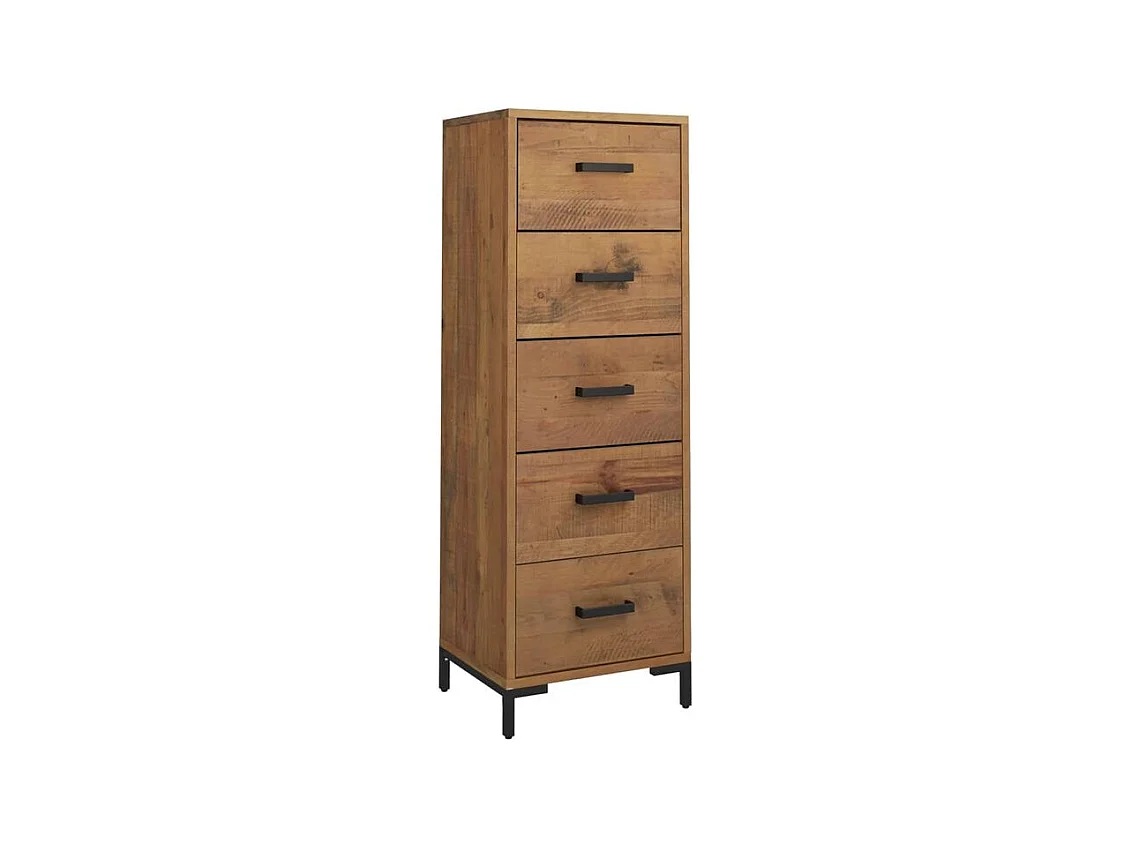 Chiffonnier 42x35x110 Bois de pin massif