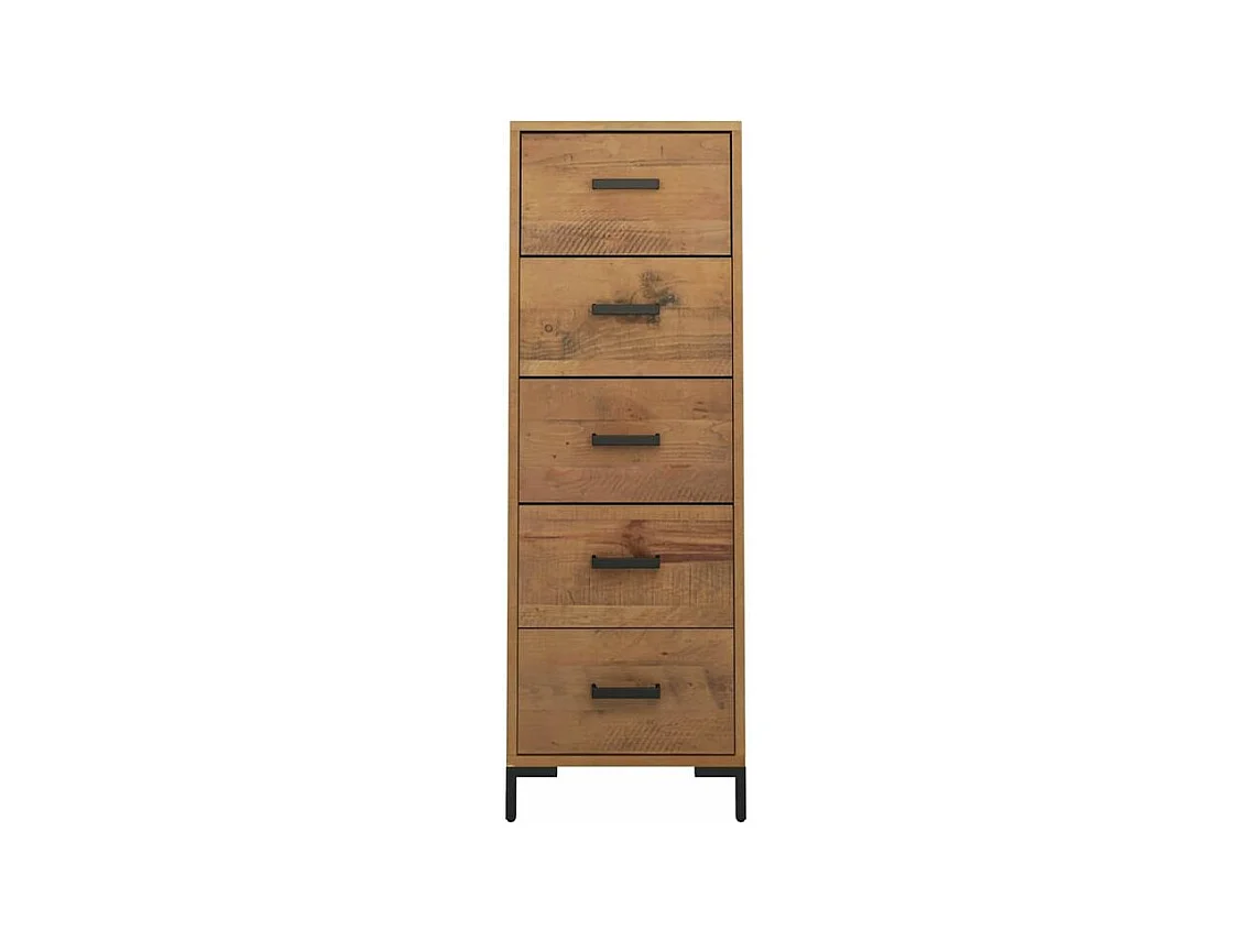 Chiffonnier 42x35x110 Bois de pin massif