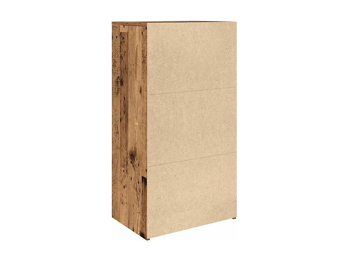 Chiffonnier avec 6 tiroirs vieux bois 50x34x96 bois d'ingénierie