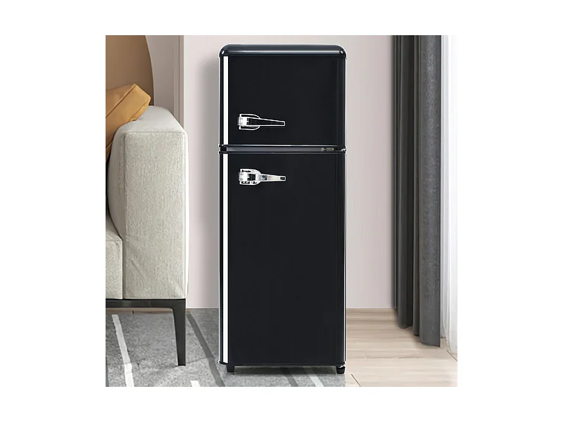 Frigorífico 28L+64L, -27°C~13°C, 116 kWh/ano, 45dB, eficiência energética D, Preto, 41x45.5x105.5cm