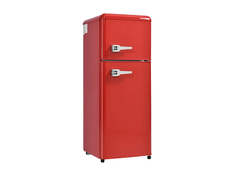 Refrigerador 28L+64L, -27°C~13°C, 116 kWh/año, 45dB, eficiencia energética D, Rojo, 41x45.5x105.5cm