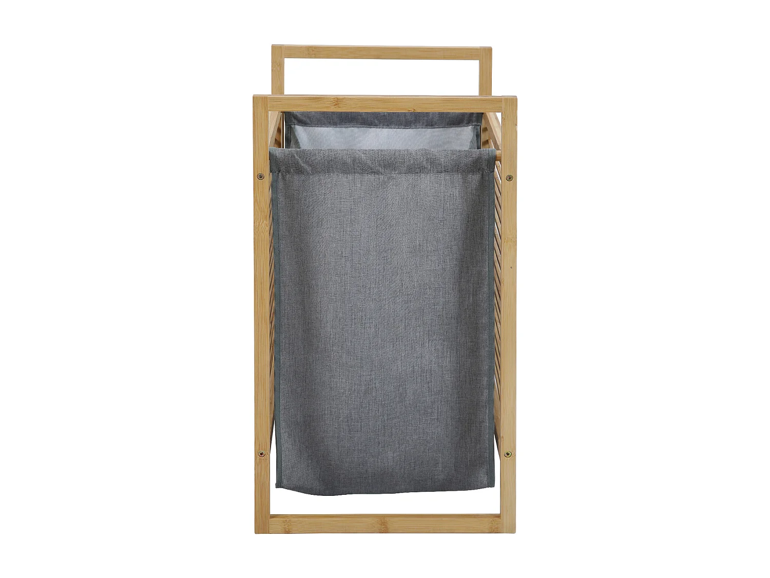 Panier à linge SVITA ILMA, coffre à linge, conteneur à linge pour linge sale, bambou