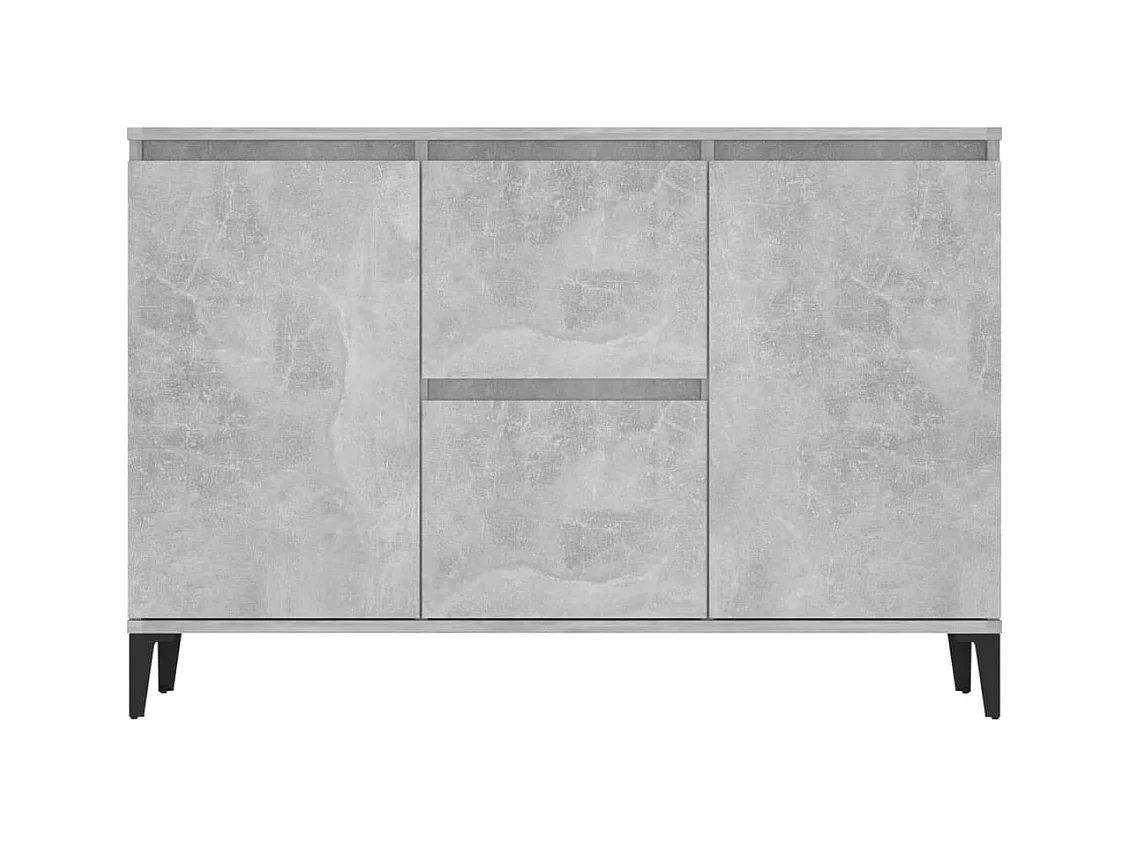 Buffet Gris béton 104x35x70