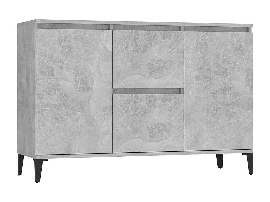 Buffet Gris béton 104x35x70