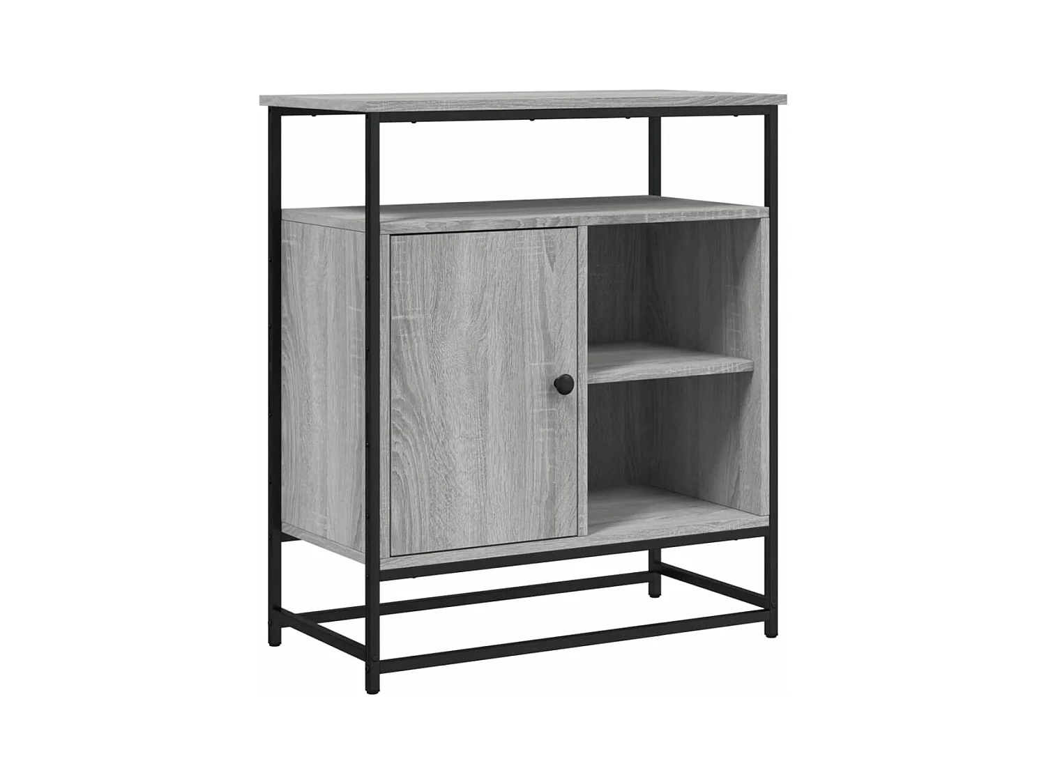 Buffet sonoma gris 69x35x80 bois d'ingénierie