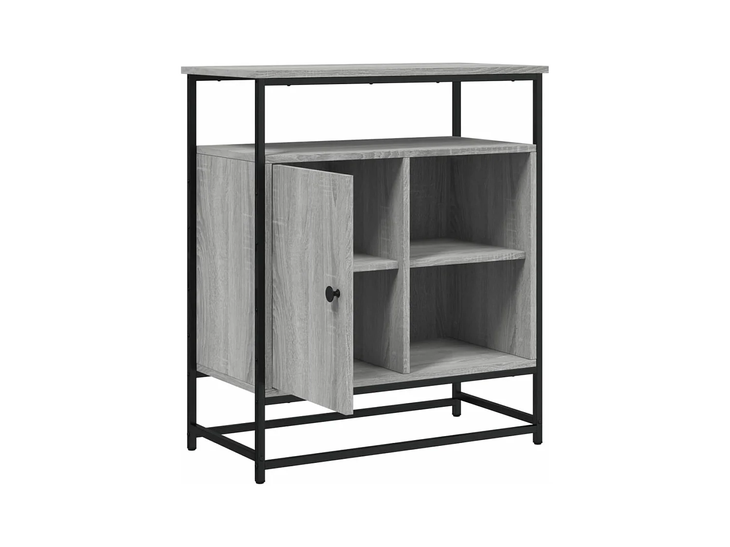 Buffet sonoma gris 69x35x80 bois d'ingénierie