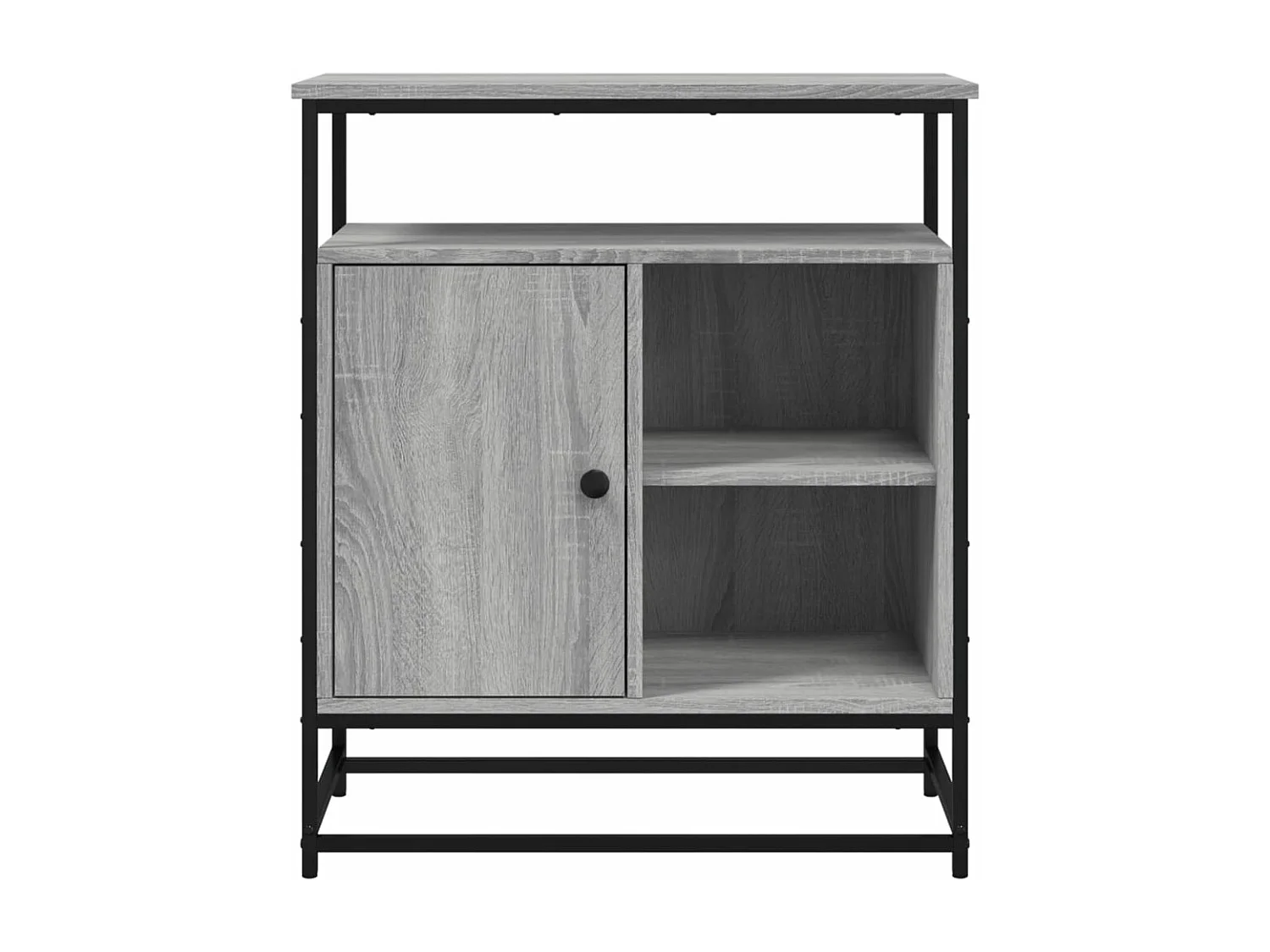 Buffet sonoma gris 69x35x80 bois d'ingénierie